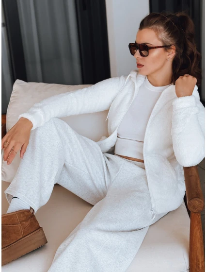 Dámská mikina s kapucí bílá Dstreet model 21993683 - FashionStreet