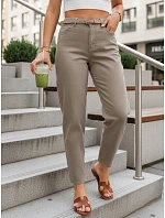 Spodnie damskie jeansowe mom fit z paskiem  model 22136280 - FashionStreet