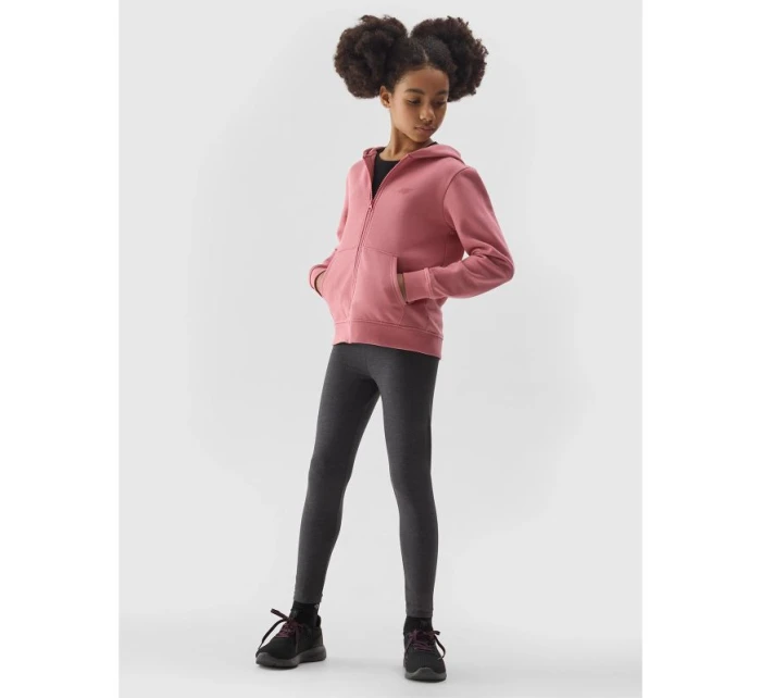 Dievčenské elastické bavlnené legíny 4F Junior Dievčenské elastické bavlnené legíny 4F Junior