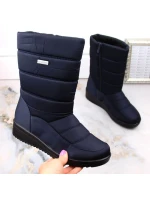 Dámske vysoké snehové topánky W EVE436B navy blue - Novinky Dámske vysoké snehové topánky W EVE436B navy blue - Novinky