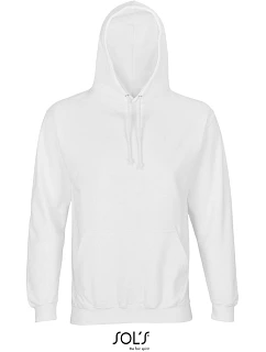 SOL'S Condor Unisex mikina s kapucňou 25.3815 biela