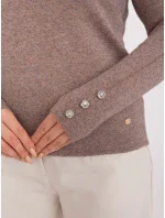 Sweter PM SW model 19319061 ciemny bezowy - FPrice