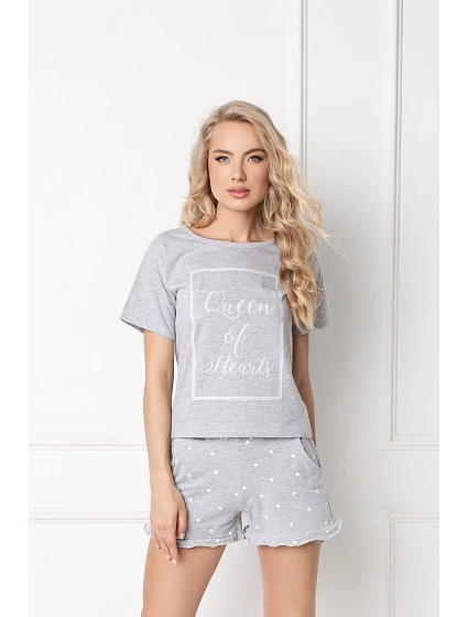 Pyžamo model 17599203 Short Grey - Aruelle