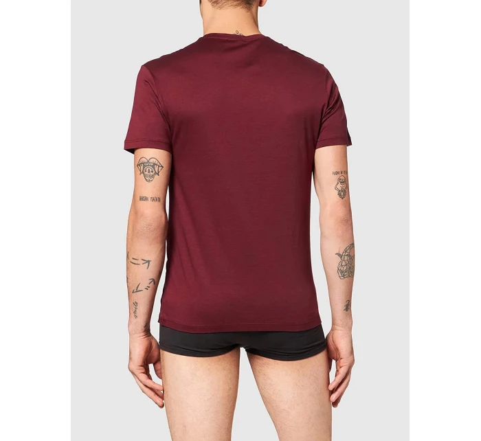 Pánske tričko 110853 1A538 - 00076 - Bordo - Emporio Armani