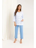 Pyžamo model 21230857 7/8 2XL3XL Z25/26 dámské rozepínací - Regina