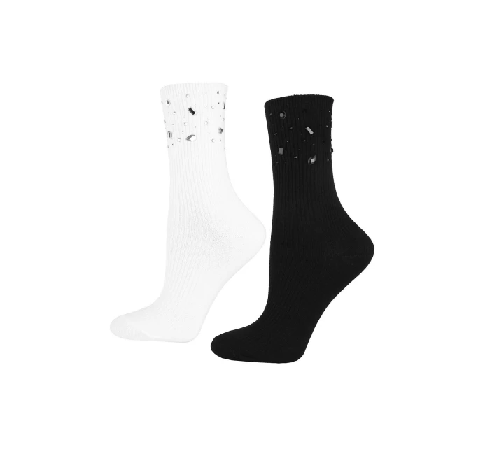 Ponožky Moraj CSL450-045 Stripe Crystals 35-41