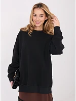 Dámska bavlnená základná mikina Goodlookin Black (A1047)