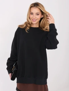 Bawełniana damska bluza basic Goodlookin czarna (A1047)