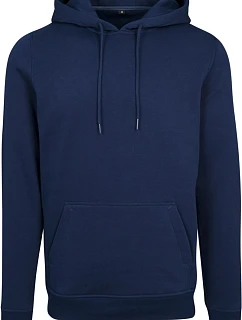 BY 011 Mikina s kapucí z těžké bavlny model 22435650 light navy - Build your Brand