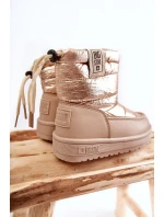 Dziecięce Śniegowce Big Star KK374221 Beżowo-Złote Dziecięce Śniegowce Big Star KK374221 Beżowo-Złote