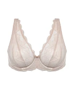 Dámská maxi podprsenka růžová model 22103947 - MEDIOLANO Dámská maxi podprsenka růžová model 22103947 - MEDIOLANO