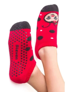 DETSKÉ FROTÉ TOPÁNKY S ABS 134 ČERVENÉ 26-28