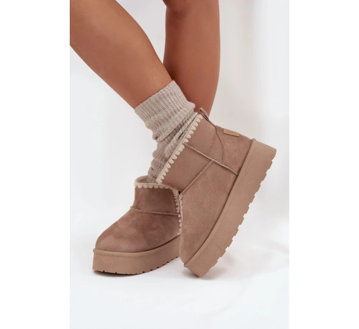 Snehové topánky model 218746 Krok vo veľkom štýle