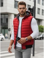 Pánska červená vesta FashionStreet TX4265