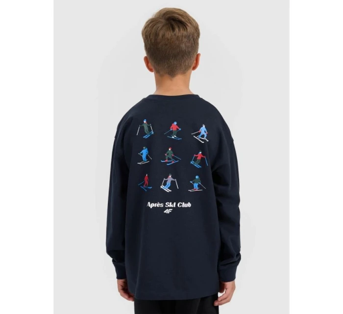 Chlapecké tričko s potiskem a dlouhým rukávem model 21877623 - 4F