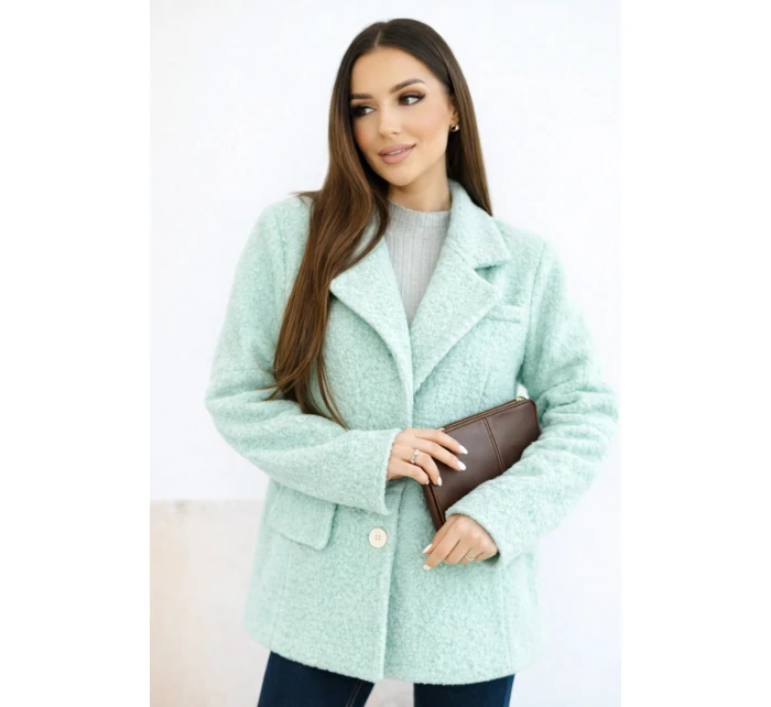 Dámská bunda z měkkého s límcem model 21954920 - K-Fashion