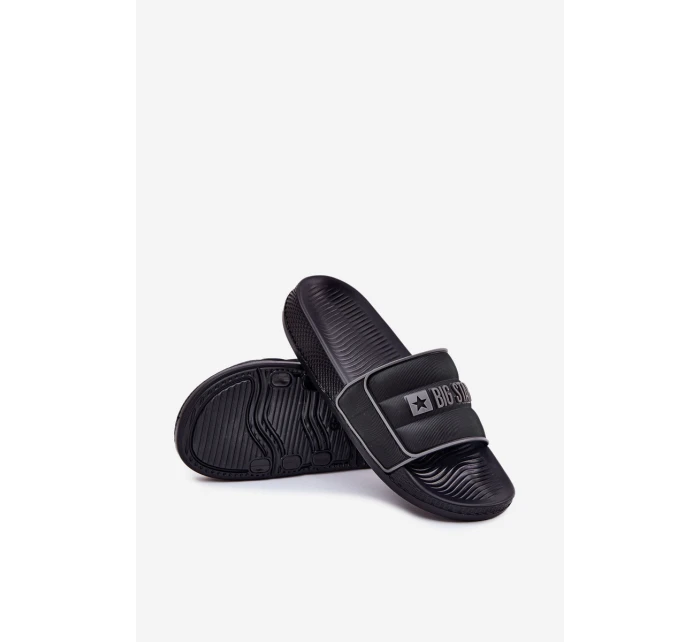 Męskie Klapki Big Star RR174A043 Czarne