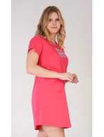 Dámská noční košile s krátkým rukávem Super model 18625831 - Vienetta Dámská noční košile s krátkým rukávem Super model 18625831 - Vienetta