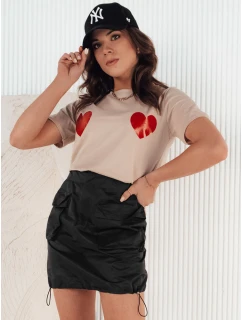 Dámska mini sukňa QUILLA čierna FashionStreet CY0437