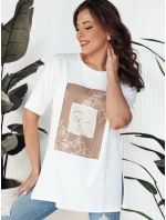 Dámské tričko bílé Dstreet model 21976586 - FashionStreet