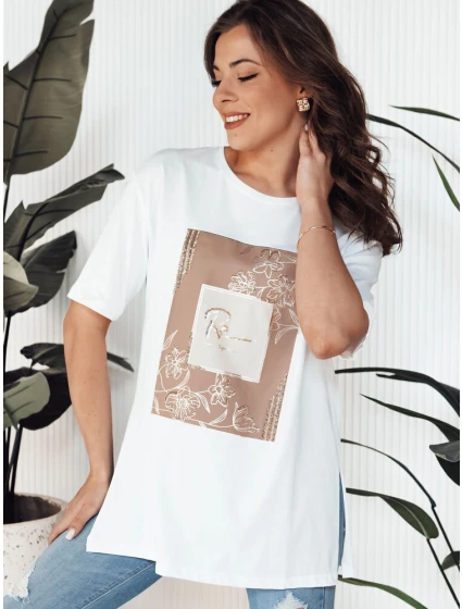 Dámské tričko bílé Dstreet model 21976586 - FashionStreet