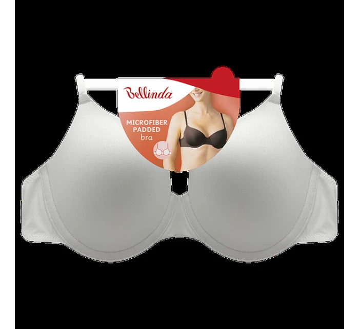 Dámska vystužená podprsenka MICROFIBRE PADDED BRA - BELLINDA - biela
