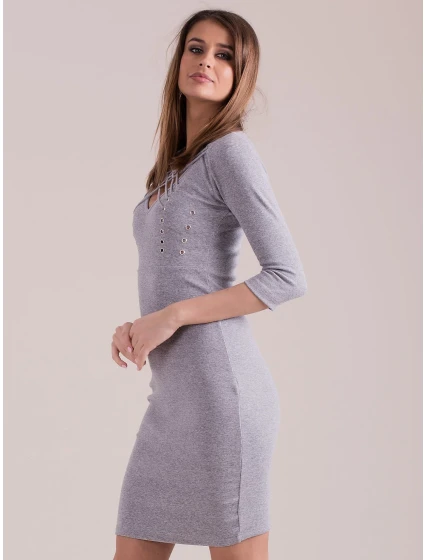 Šaty CZ SK model 18371808 šedá - FPrice