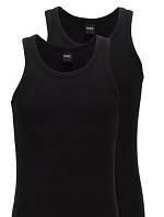 Pánsky nátelník 2ks 50325406 001 čierna Hugo Boss