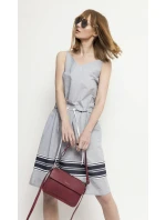 Dámske šaty W-Dk-3037-9G-H9-55-1 šedé - Deni Cler Milano