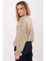 Sveter s gombíkmi model 221067 Taliansko Moda