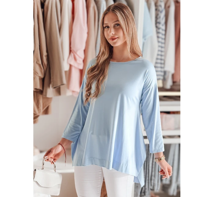 Dámska oversize maslová blúzka s príveskom COMFILA modrá FashionStreet RY2788