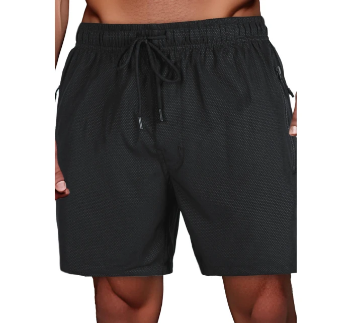 Pánske tmavosivé šortky FashionStreet SX2529