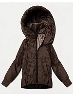 Dámská bunda s manžetami Goodlookin v čokoládové barvě model 22324725 - S'WEST