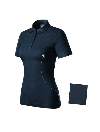 Tričko Resist Heavy Polo W model 20460388 navy blue 02 - Malfini Tričko Resist Heavy Polo W model 20460388 navy blue 02 - Malfini