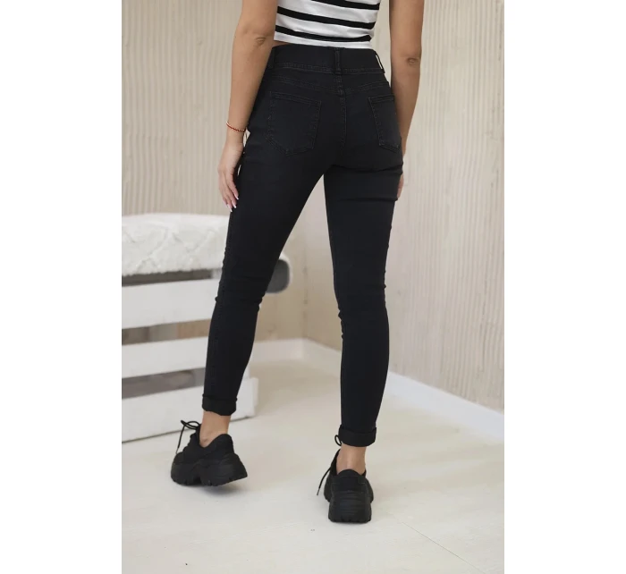Džínsové nohavice čierne Džínsové nohavice čierne