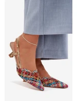Dámské Sandály na podpatku vícebarevné model 22027871 - Boto