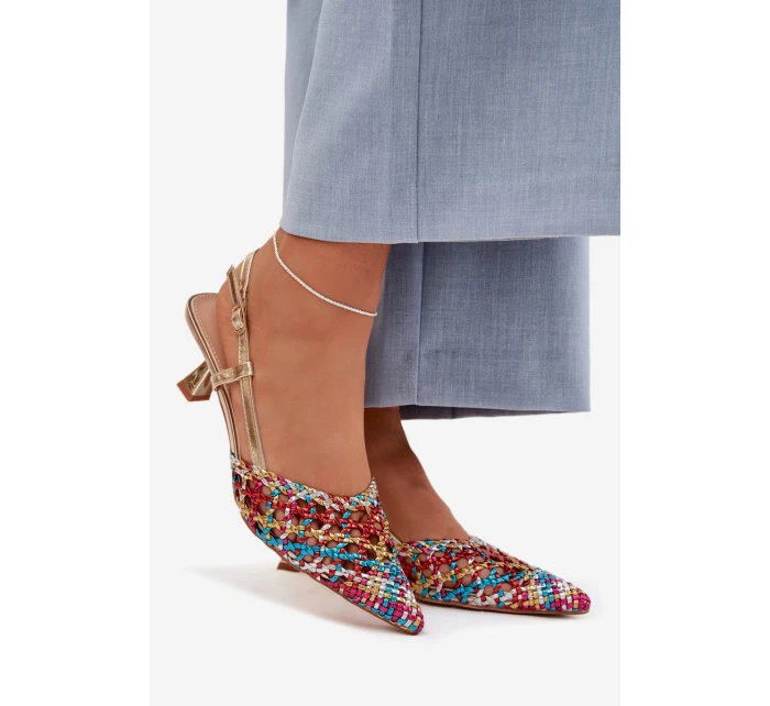 Dámské Sandály na podpatku vícebarevné model 22027871 - Boto