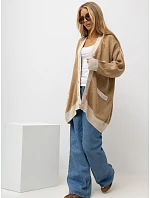 Sweter LC SW model 22556665 camelowy - FPrice Sweter LC SW model 22556665 camelowy - FPrice