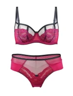 Dámska podprsenka DOTS BALCONETTE 19110 pink - Mediolano