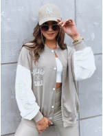 Dámská bunda  bomber tmavě béžová Dstreet model 21970724 - FashionStreet