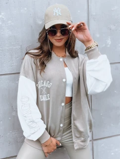 Dámska bunda OLDSCHOOL CHICAGO dark beige bomber FashionStreet BY1209
