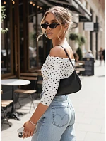 Dámska blúzka BLISSE s prúžkami v svetlo béžovej farbe FashionStreet RY2511