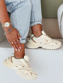 Dámske športové béžové tenisky FashionStreet ZY1008
