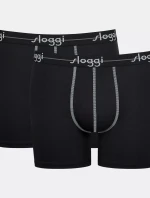 Pánske boxerky Start Short C2P box - BLACK - black 0004 - SLOGGI