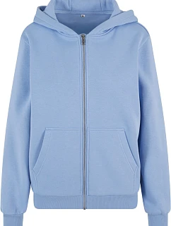 BY 290 Dámská mikina s kapucí z těžké bavlny "Fluffy" model 22469885 powder blue - Build your Brand