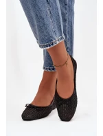 Baleríny S A Mašlí Černé model 21744485 - Boto