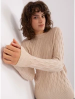 Sweter AT SW  jasny beżowy model 21888811 - FPrice