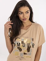 Blúzka CLM BZ 1701.81 camel