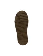 Solo Soprani Couture Hugh Platform olive SSW421P05 06 dámske kožené topánky