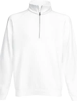 Fruit of the Loom Premium Zip Neck Sweat Mikina s 1/4 zipsom 16.2032 biela
